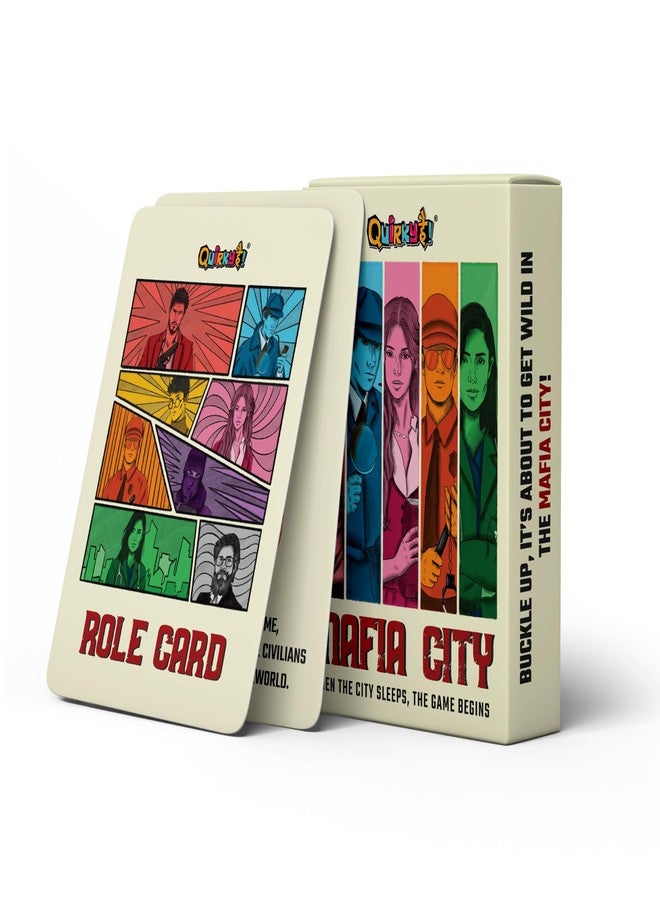Gangaur Mafia City Engaging Role Playing Party for Adults and Teens Fun Entertainment for Game Nights Gatherings and Parties Classic Mafia Experience | 6 to 20 Players | Mystery Party Game - Image 1